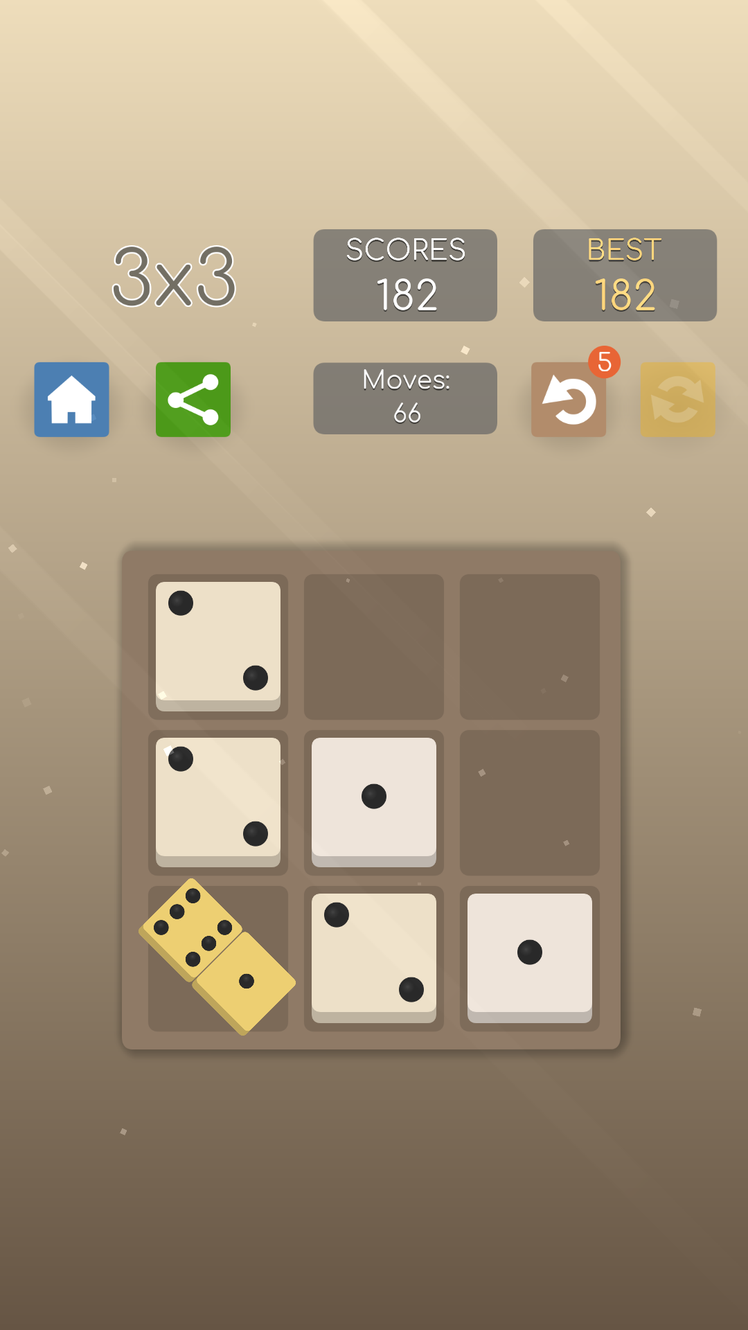 Dice Twice 2048 - Merge Dice & Domino Tiles | Puzzle Game  screenshot