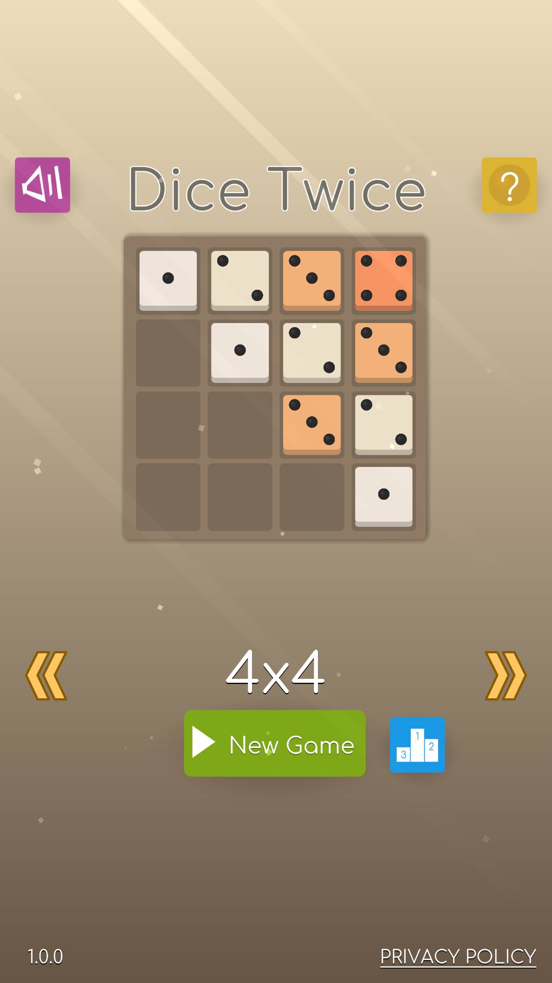 Dice Twice 2048 - Merge Dice & Domino Tiles | Puzzle Game  screenshot